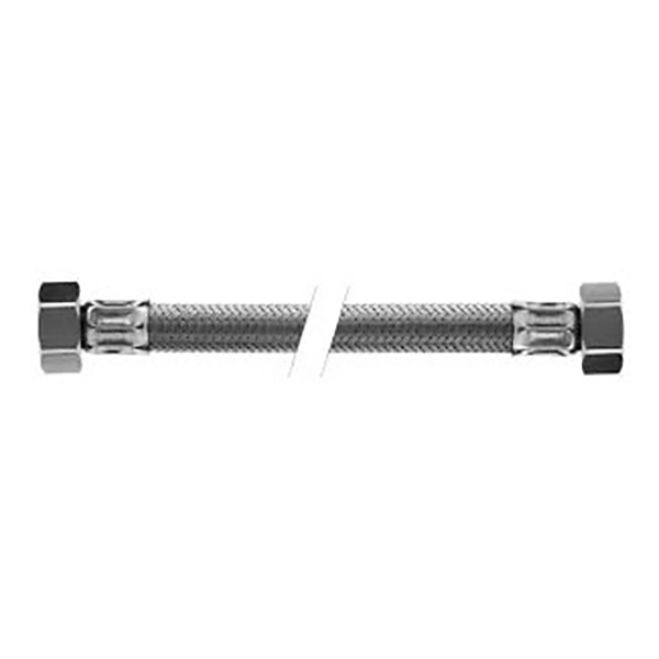 FLEXIBLE ALIMENTATION INOX FF 1/2" -1/2" L:150MM DN8