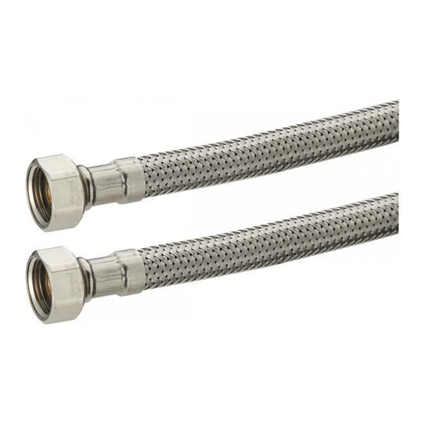 FLEXIBLE ALIMENTATION INOX FF 3/4" -3/4" L:1000MM DN18