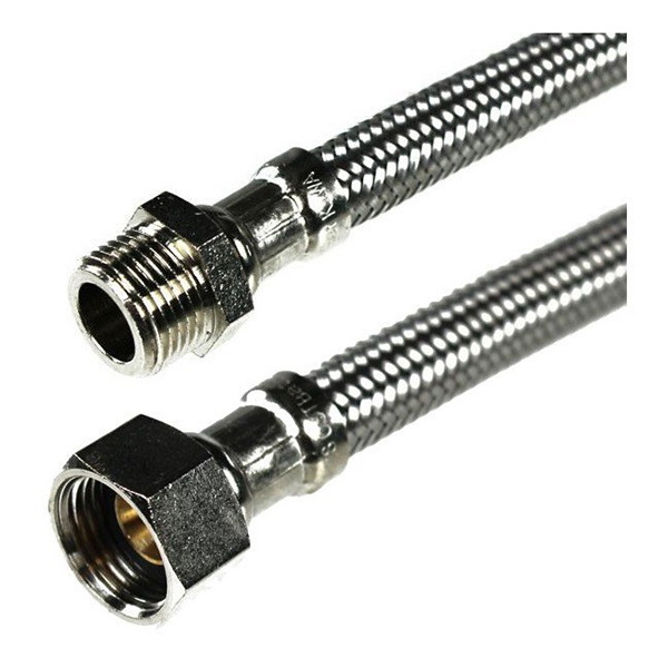 FLEXIBLE ALIMENTATION INOX FM 3/8" -10*100 L:300MM DN8
