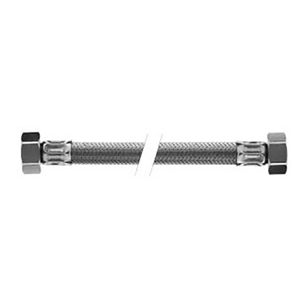 FLEXIBLE ALIMENTATION INOX FF 1/2" -1/2" L:500MM DN8