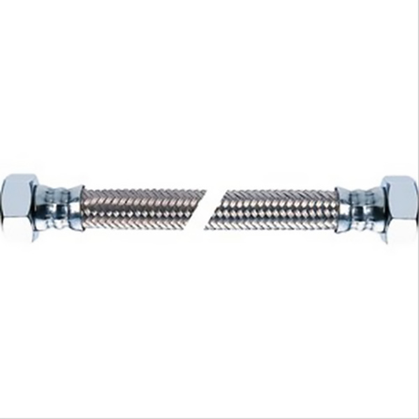 FLEXIBLE ALIMENTATION INOX FF 3/8" -3/8" L:800MM DN8