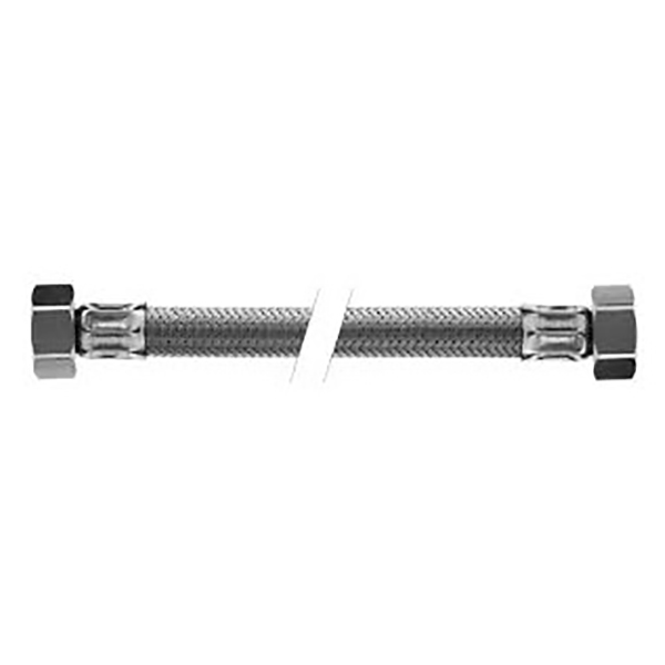 FLEXIBLE ALIMENTATION INOX FF 1/2" -1/2" L:800MM DN13