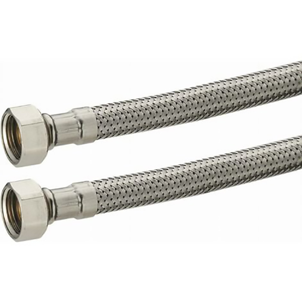 FLEXIBLE ALIMENTATION INOX COUDE FF 3/4" - 3/4" L:1500 DN13