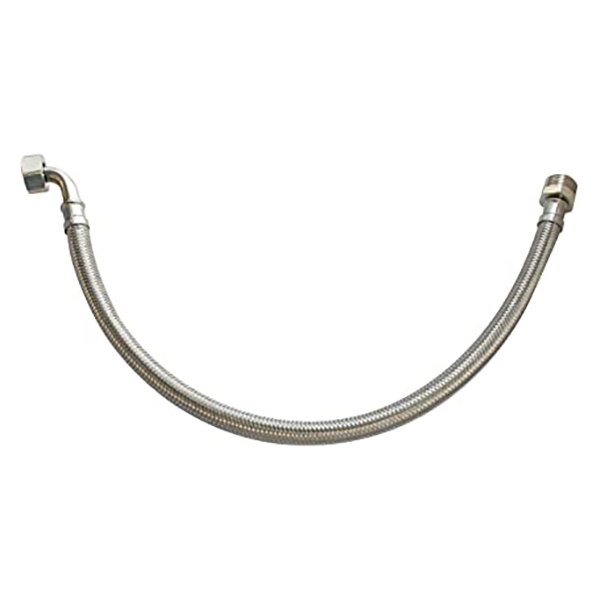 FLEXIBLE RACCORDEMENT SANITAIRE COUDE DIM INTERERIEUR 8MM FF15/21 - 50CM
