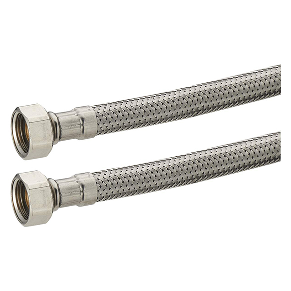 FLEXIBLE RACCORDEMENT SANITAIRE DIM INTERERIEUR 8MM FF15/21 - 15CM