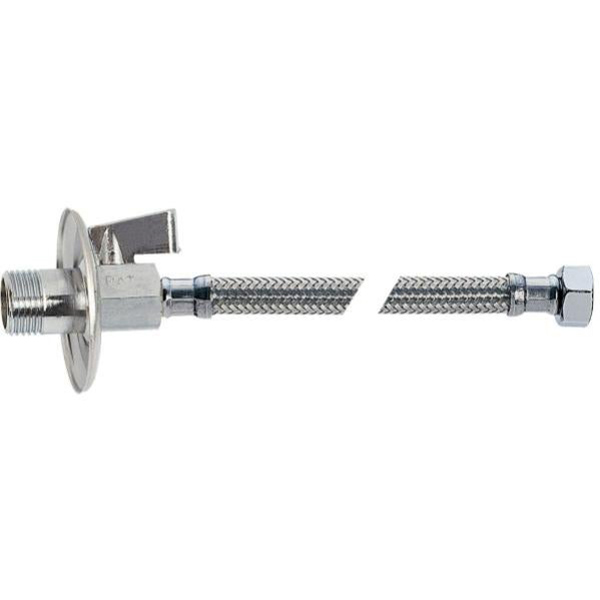 FLEXIBLE AVEC ROBINET D ARRET MF 1/2