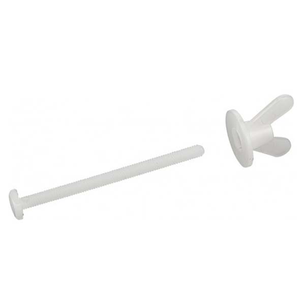 FIXATION D ABATTANT DE WC TETE C10 M6 L:80 COQUE 2PIECES
