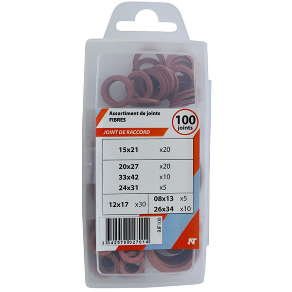 JOINT FIBRE INTERIEUR 08X13/12X17/15X21/20X27/24X31/26X34/33X42