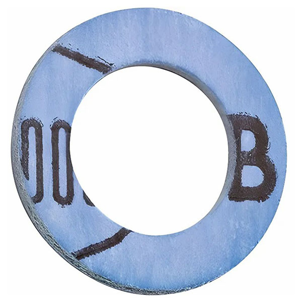 JOINT FIBRE INTERIEUR GAZ NATUREL BLEU 12.4X18.4X2 POUR 15X21 / COQUE 5 PIECES
