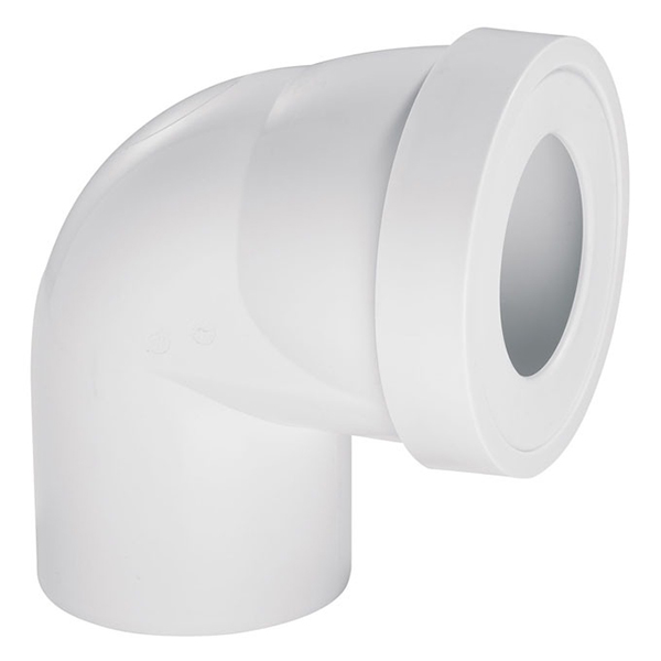 PIPE COURTE COUDEE D100 POUR WC