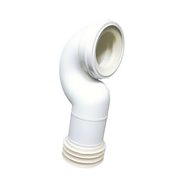 PIPE WC COUDEE GAIN DE PLACE PUSH FIT