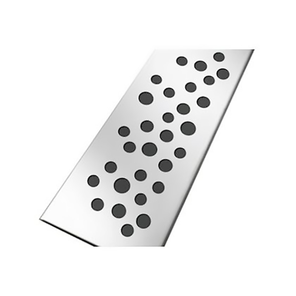 GRILLE INOX POUR SICAN80 MOTIF MONDES 761 MM