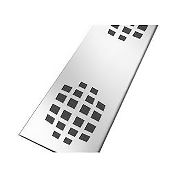 GRILLE INOX POUR SICAN70 MOTIF MONDES 661MM