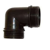 RACCORD PLASTIQUE A VISSER POUR POMPE COUDE MM 33/42 + JOINT