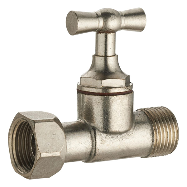 ROBINET D ARRET DROIT 1/4 DE TOUR POUR WC .MF 3/8"