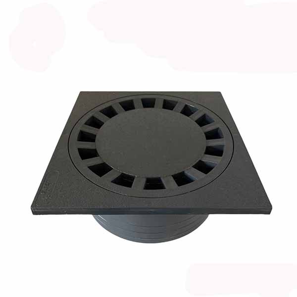 SIPHON DE COUR PVC D100/80 200X200 D63