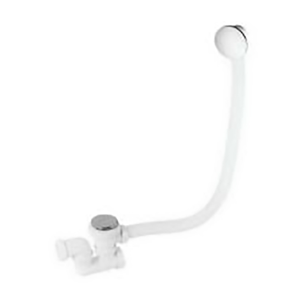 BONDE QUICK CLAC ET SIPHON VIDAGE DE BAIGNOIRE CHROME