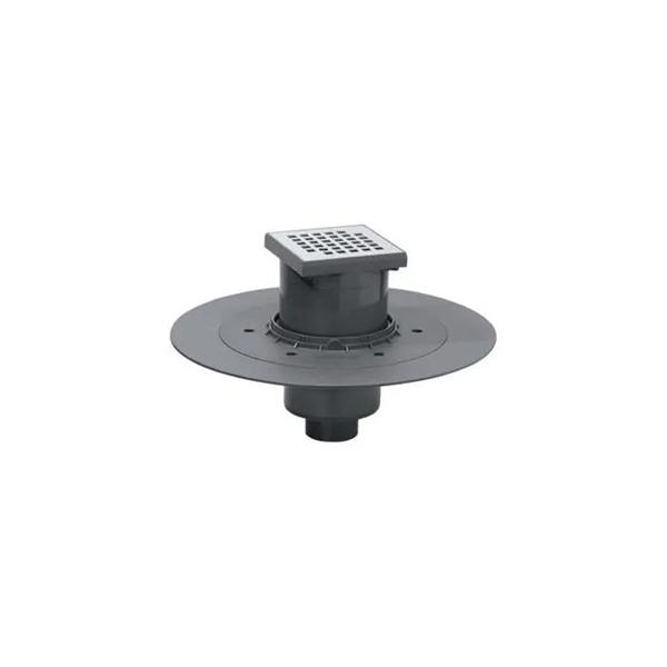 SIPHON DOUCHE A L ITALIENNE VENISIO GRILLE INOX SORTIE VERTICALE DIAM 50/100/110