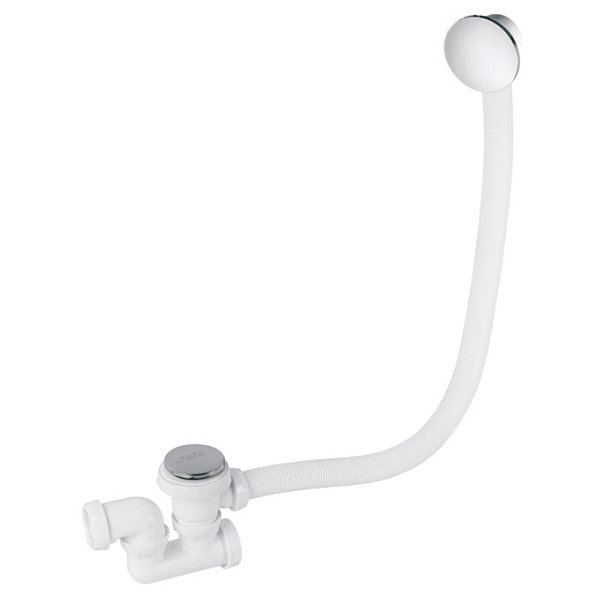 BONDE QUICK CLAC ET SIPHON AVEC TROP PLEIN POUR BAIGNOIRE