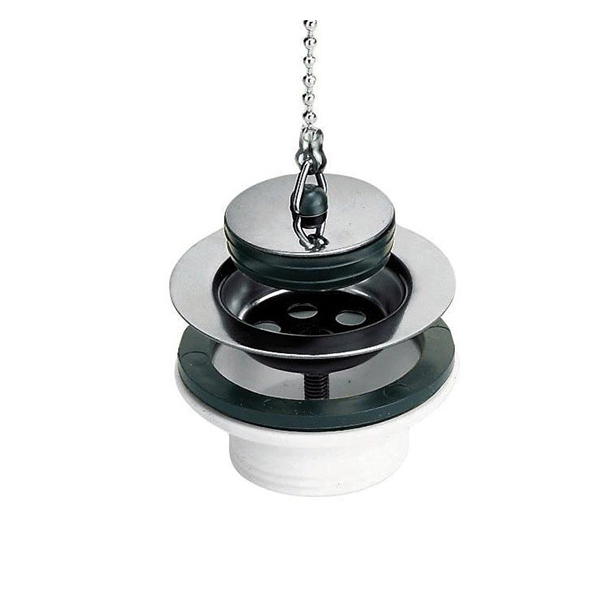 BONDE LAVABO A BOUCHON CHAINETTE L260