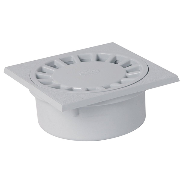 SIPHON DE COUR PVC GRIS CLAIR (CARTON DE 4)