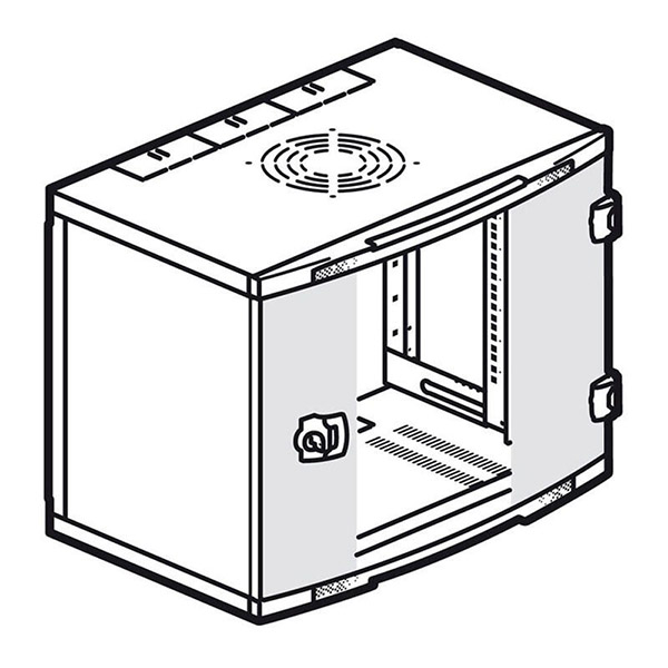 VDI BAIE BRASSAGE PIVO 6U IP20 LEGRAND 046200