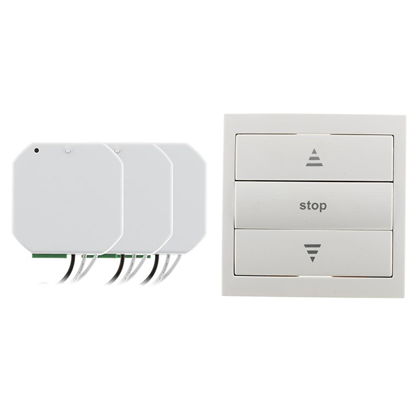 PACK VOLETS ROULANTS : 3 MODULES + COMMANDE CENTRALISEE