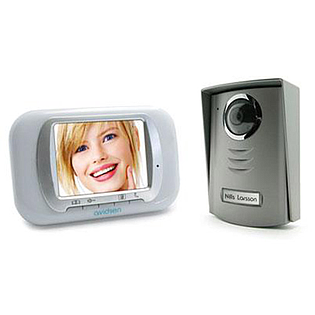 VISIOPHONE COULEUR 3,5 4 JOUR NUIT ALIM 12V POUR GACHE ET CONTACT SEC POUR PORTAIL ELCT 230V AVIDSEN 112162