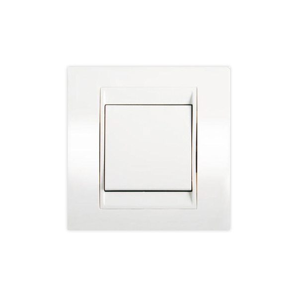 APPAREILLAGE INTER VV CUBIC BLANC REF M5912/20BC INGELEC