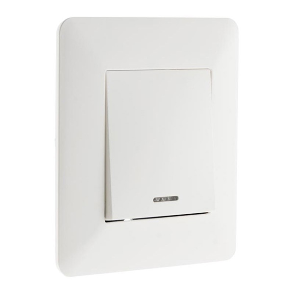 BOUTON POUSSOIR ARTEZO BLANC
