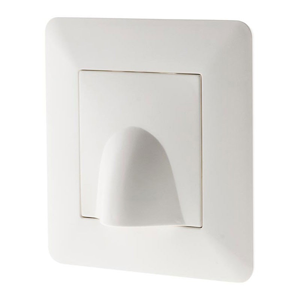 PLAQUE SORTIE DE CABLE 16A ARTEZO BLANC