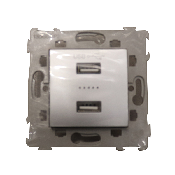 PRISE 2XUSB METAL COLRS