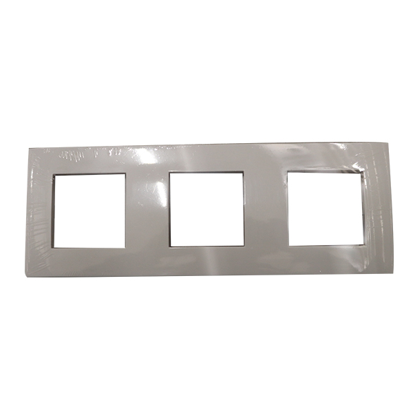 PLAQUE 3P BLANC GLOSS COLRS