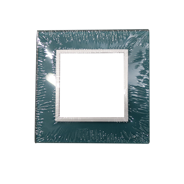 PLAQUE VERRE CALE TURQUOISE COLRS