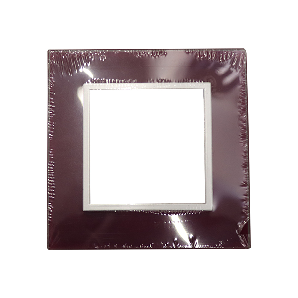 PLAQUE VERRE CALE PURPLE COLRS