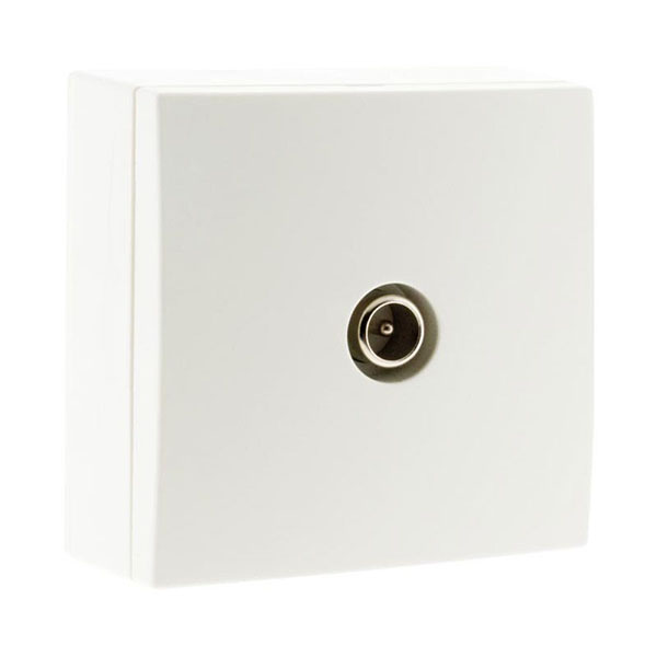 PRISE TV D9,52 MALE BEL VUE BLANC