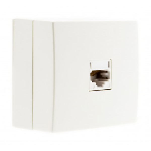 PRISE TEL RJ45 BEL VUE BLANC