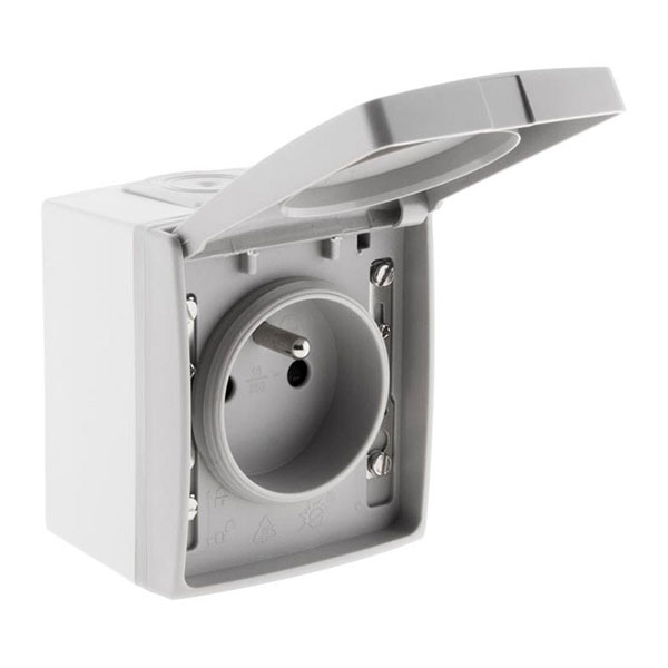 PRISE 2P+T IP55 BICOLORE OROK
