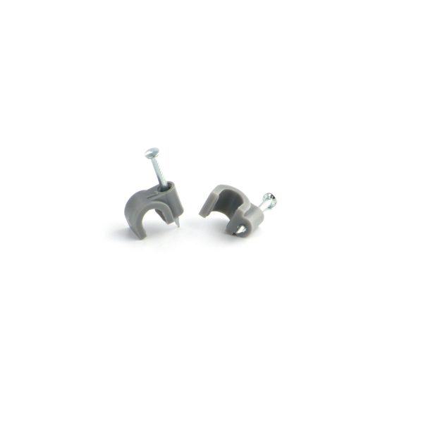 ATTACHE CABLE Ø 06MM PINCE RONDE GRIS REF 1306 INGELEC