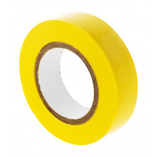 ROULEAU ADHESIF 15MM X 10M JAUNE