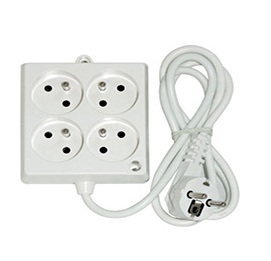 BLOC MULTIPRISE 4X2P+T 1,50M 10A 230V 2G0,75 CIREX ESP-1001