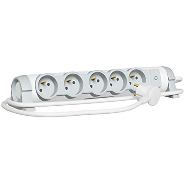 BLOC MULTIPRISE 5X2P+T 3,00M 16A 230V 3G1,5