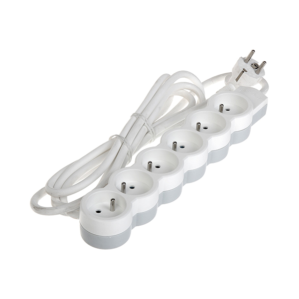 RALLONGE 6 PRISE 3 M BLANC