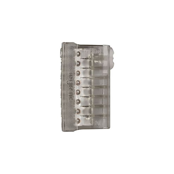 BORNE DE CONNECTION S/VIS GRISE P/8FILS
