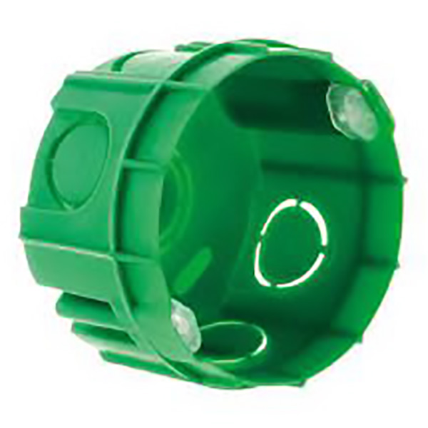 BOÎTE DE MAÇONNERIE D65MM PROFONDEUR 40MM, LIVRÉE AVEC VIS