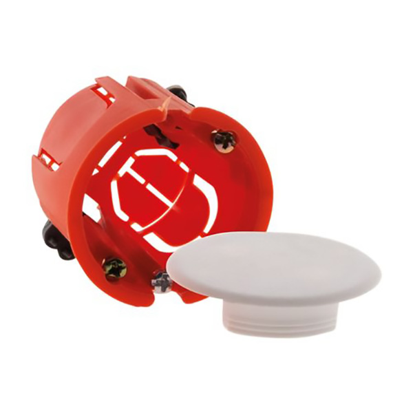 BOÎTE D'APPLIQUE POUR MURS CREUX PLACO D40MM, PROFONDEUR 40MM