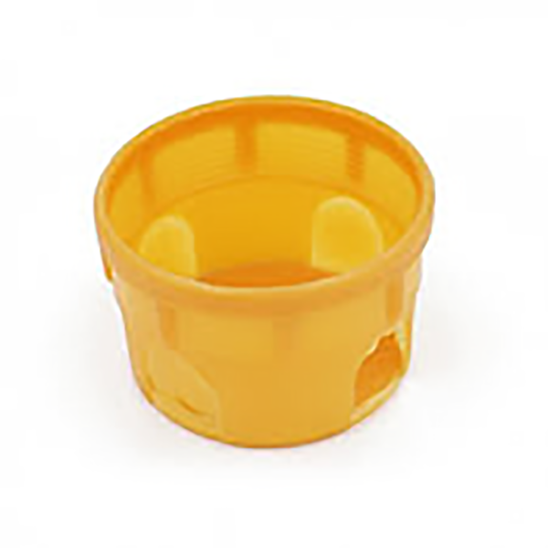 BOITE D ENCASTREMENT MACONNERIE GRIFFES RONDE ORANGE