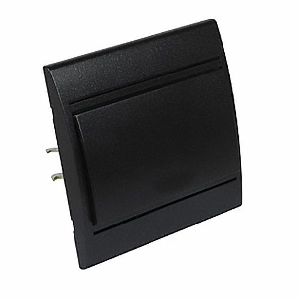 BOUTON POUSSOIR ANTHRACITE DIAMANT