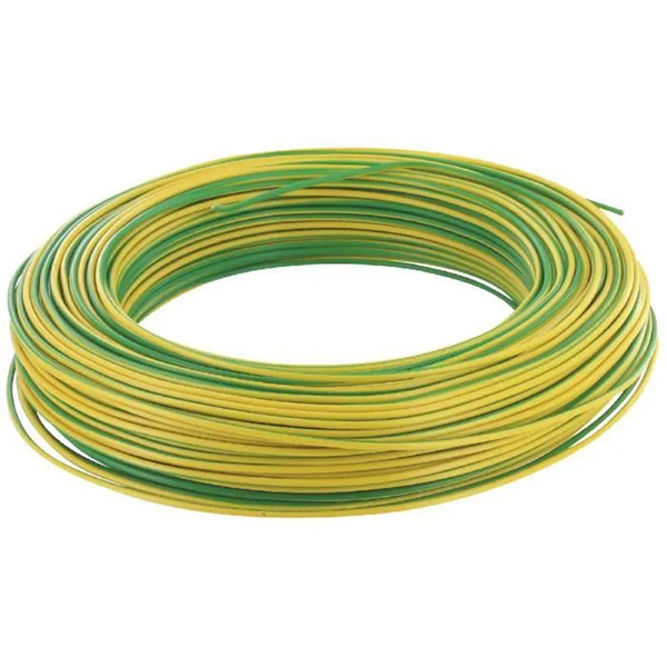 H07V-U COUR 100M 2,5MM2 VERT/JAUNE