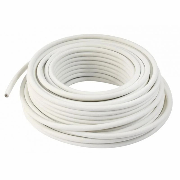 FILS COAXIAL TV BLANC  VATCA 25M